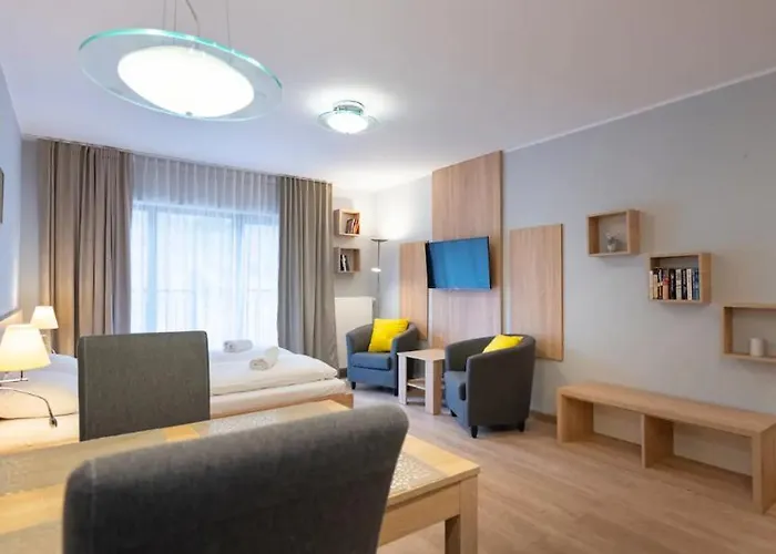 środkowa Widok Na 2 Piętro Garaż Gratis Apartament
